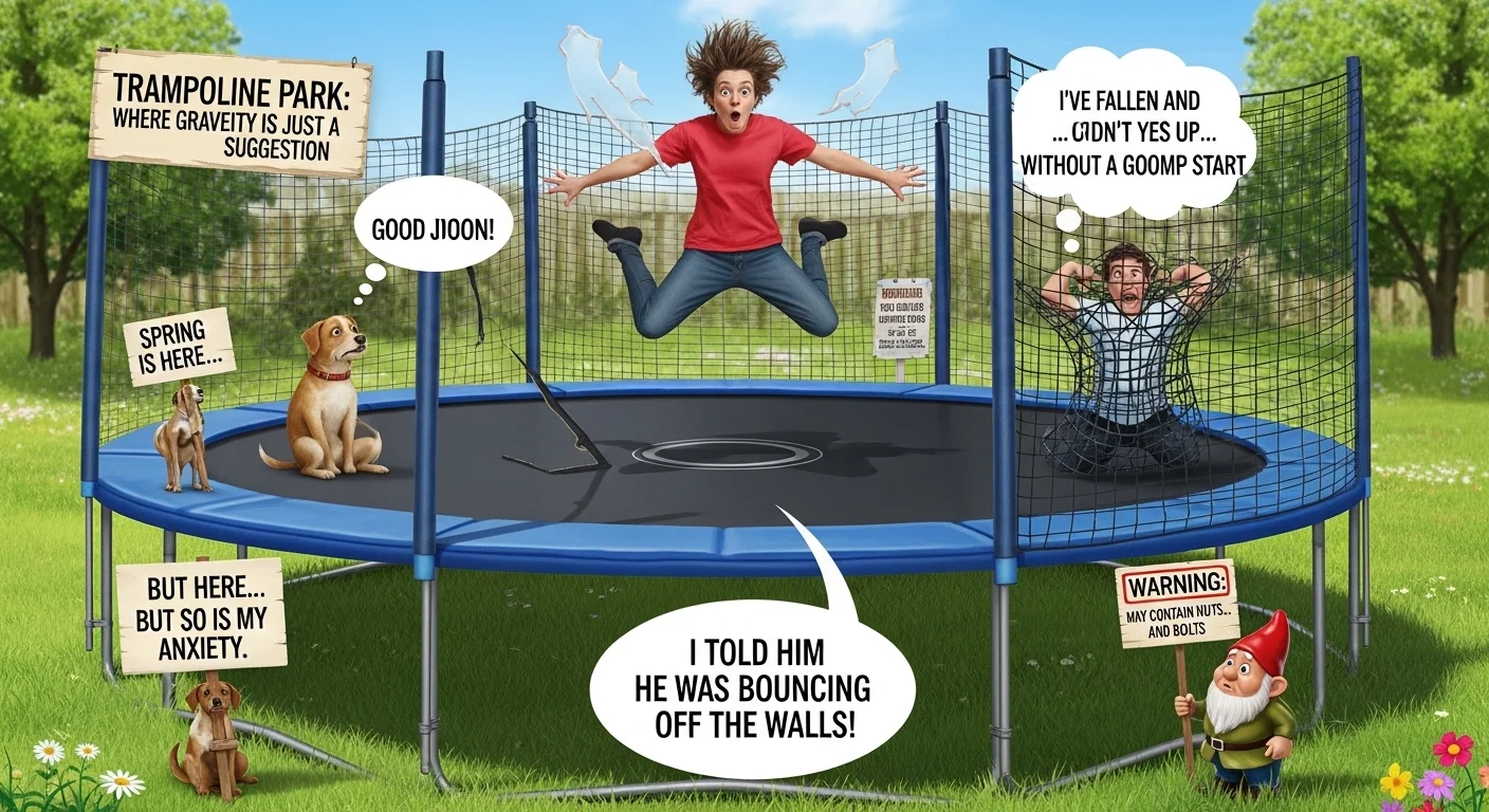 Food + Trampoline Jokes