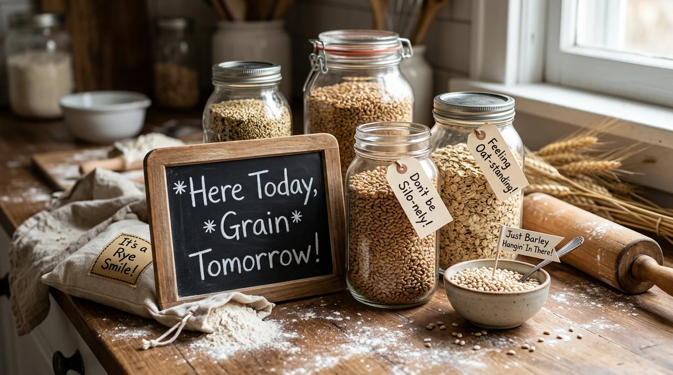 Bonus Lightning Round Grain Puns