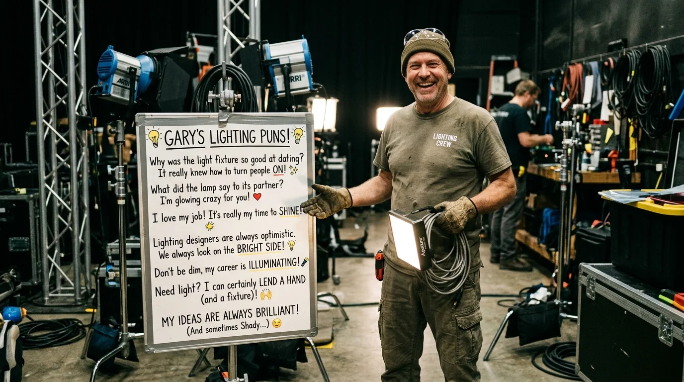Caption-Ready Lighting Puns