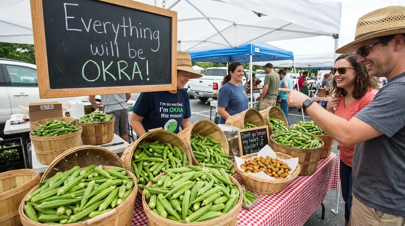 Fresh Okra Puns That Taste Funny