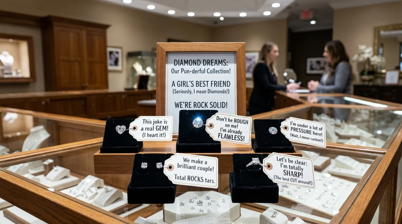 Funny Diamond Puns That Shine Bright
