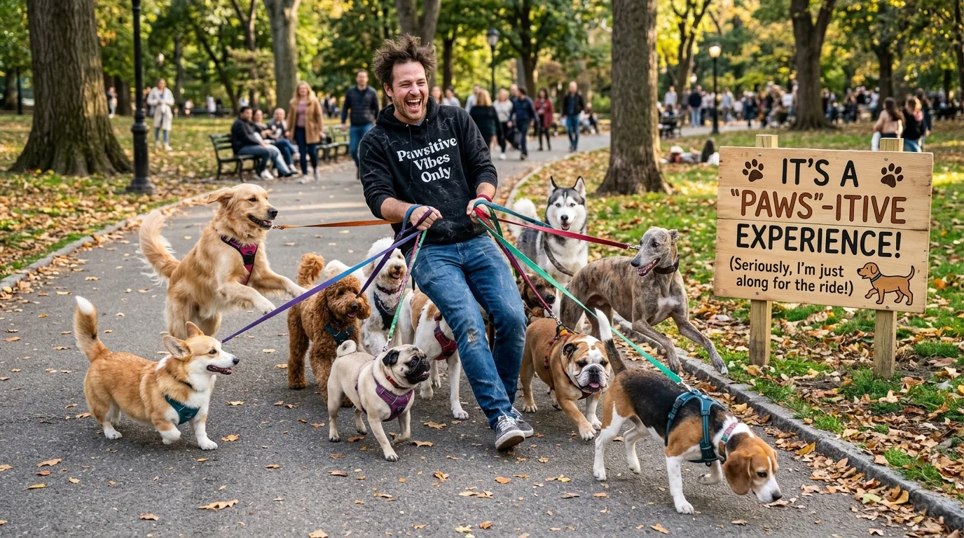 Funny Dog Walking Mishaps