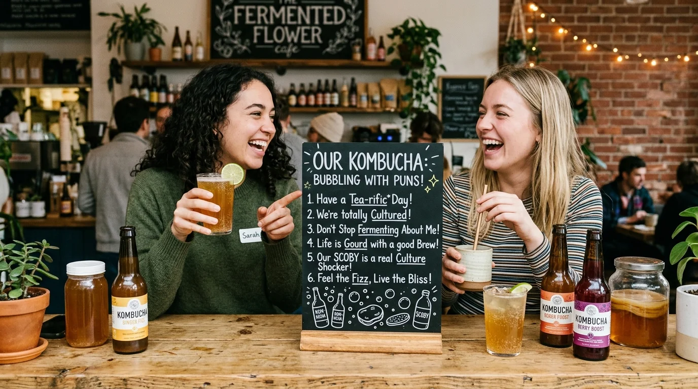 Funny Kombucha Puns