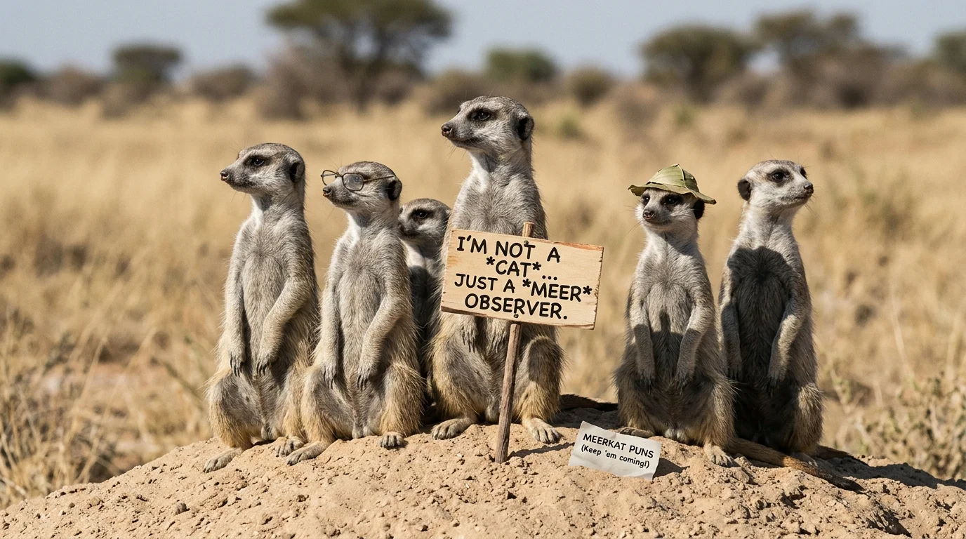 Funny Meerkat Puns That Keep Watch
