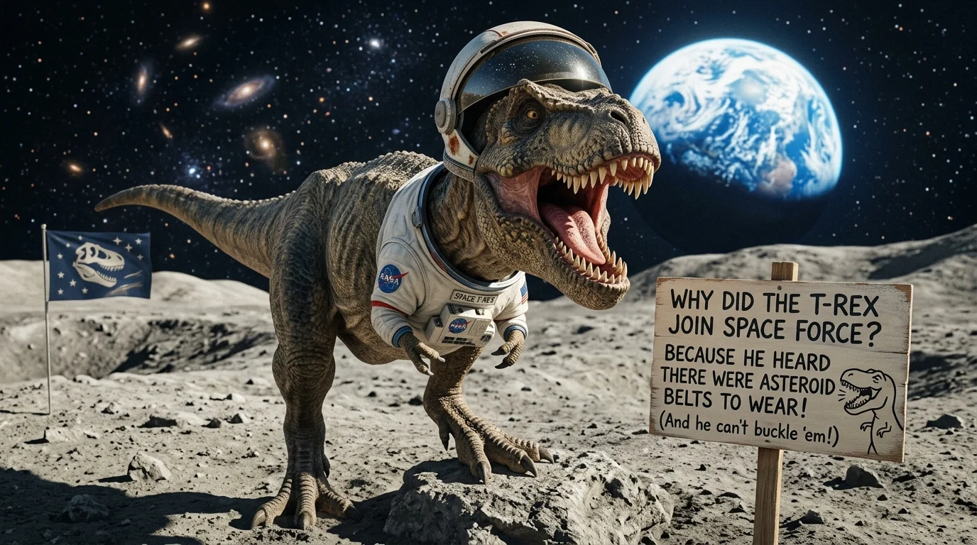 Light Edgy Dinosaur Humor