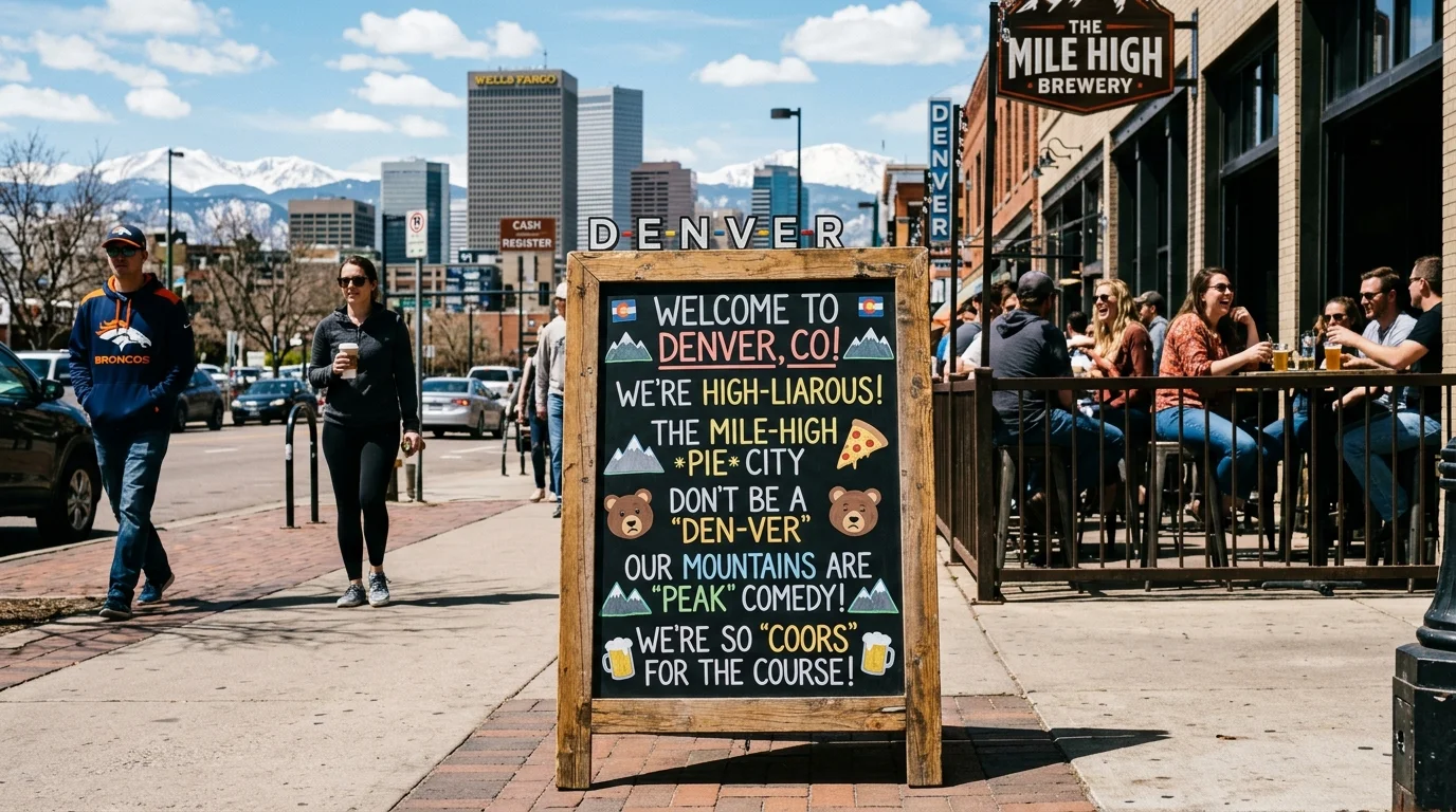 Mile High One-Liner Puns