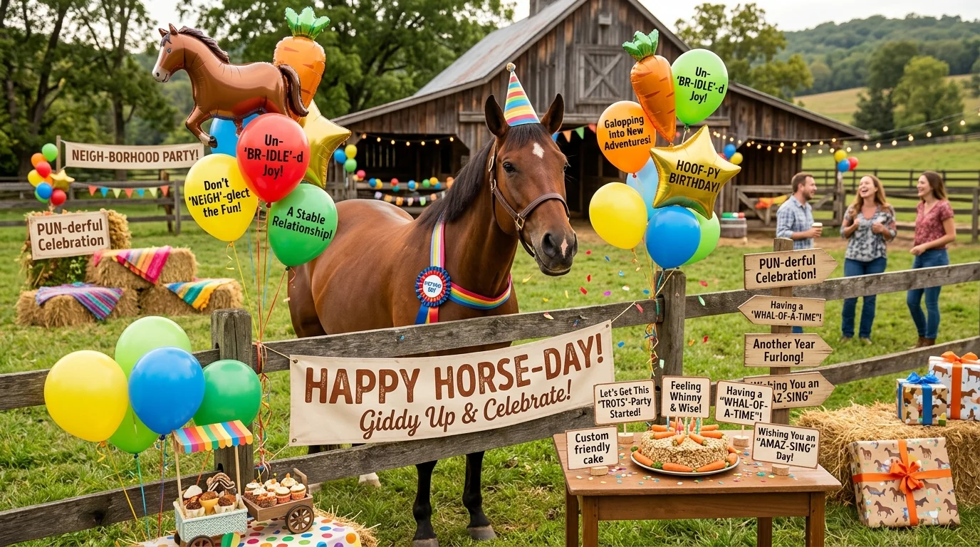 Random Horse Birthday Fun