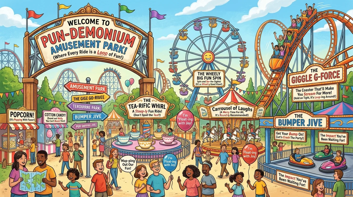 Roller Coaster Puns