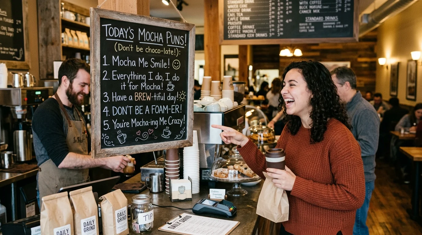 Silly Coffee Chaos Jokes