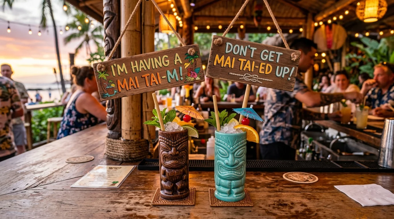 Tropical Mai Tai Wordplay