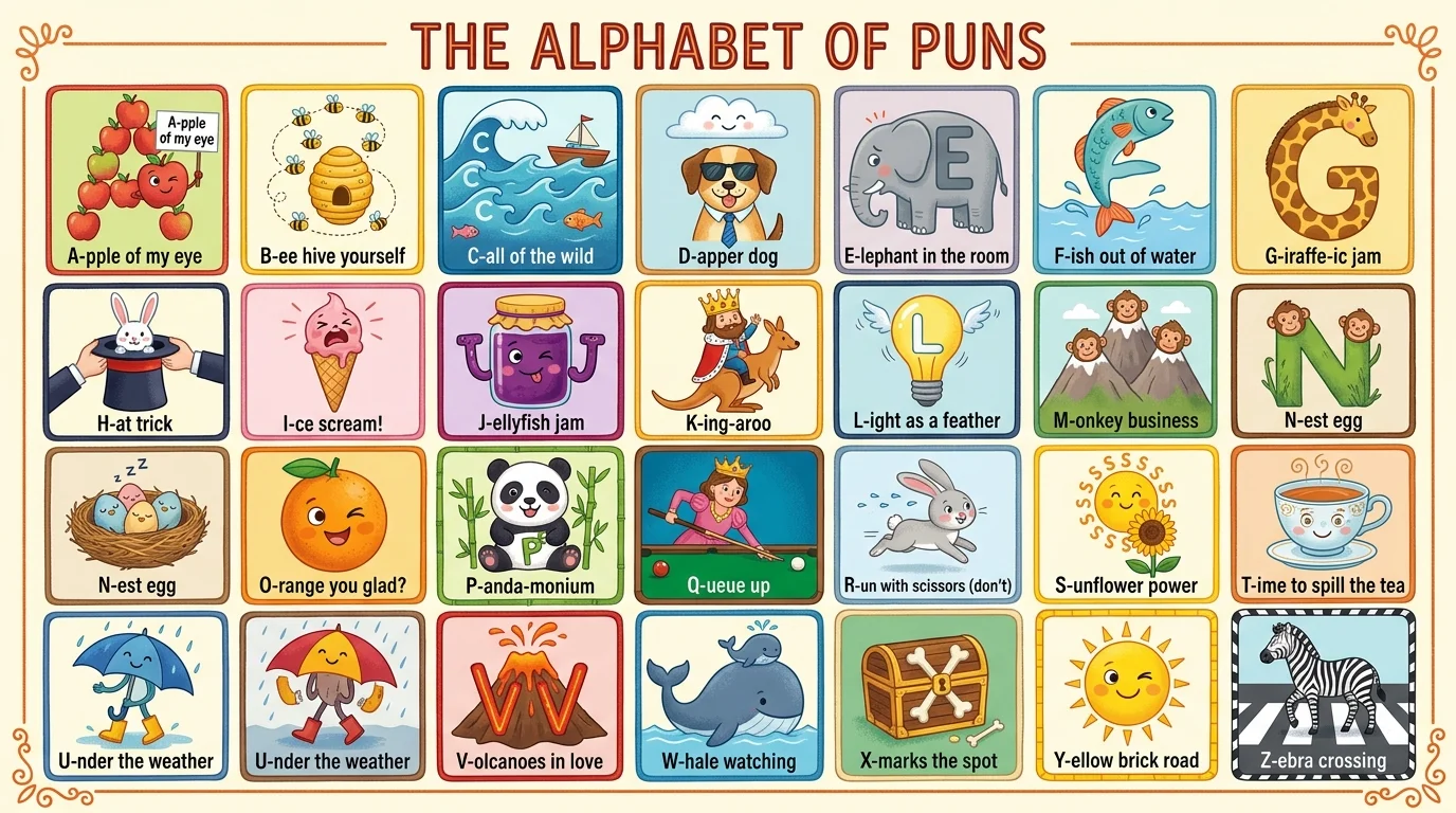 Classic Alphabet Puns