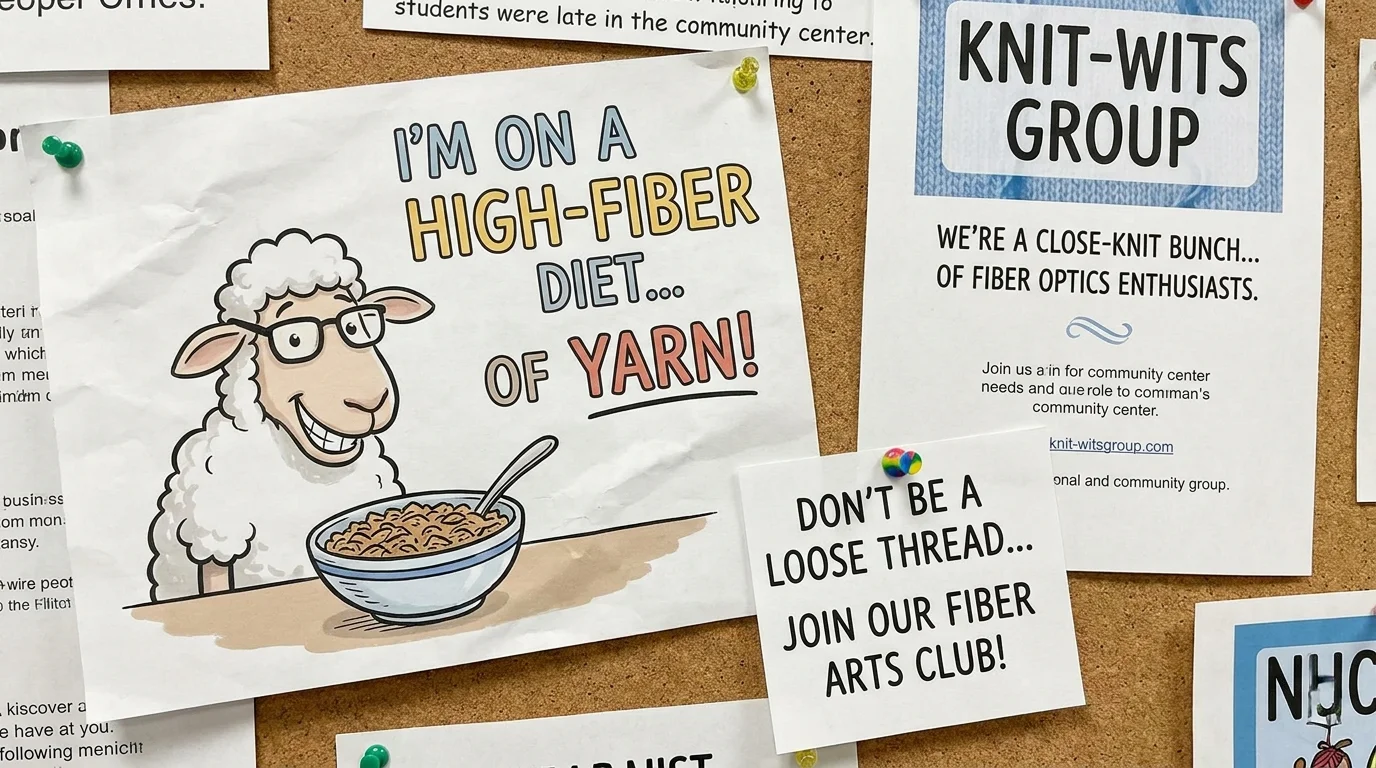 Classic Fiber Puns