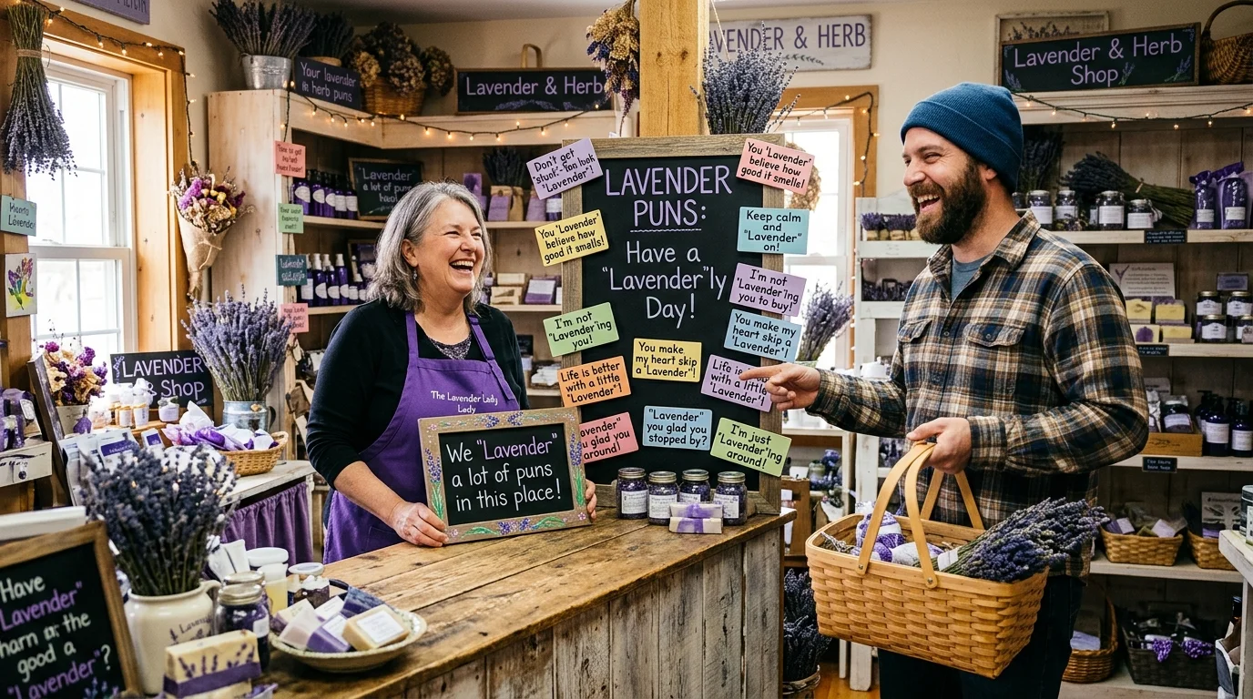 Blooming Lavender Puns