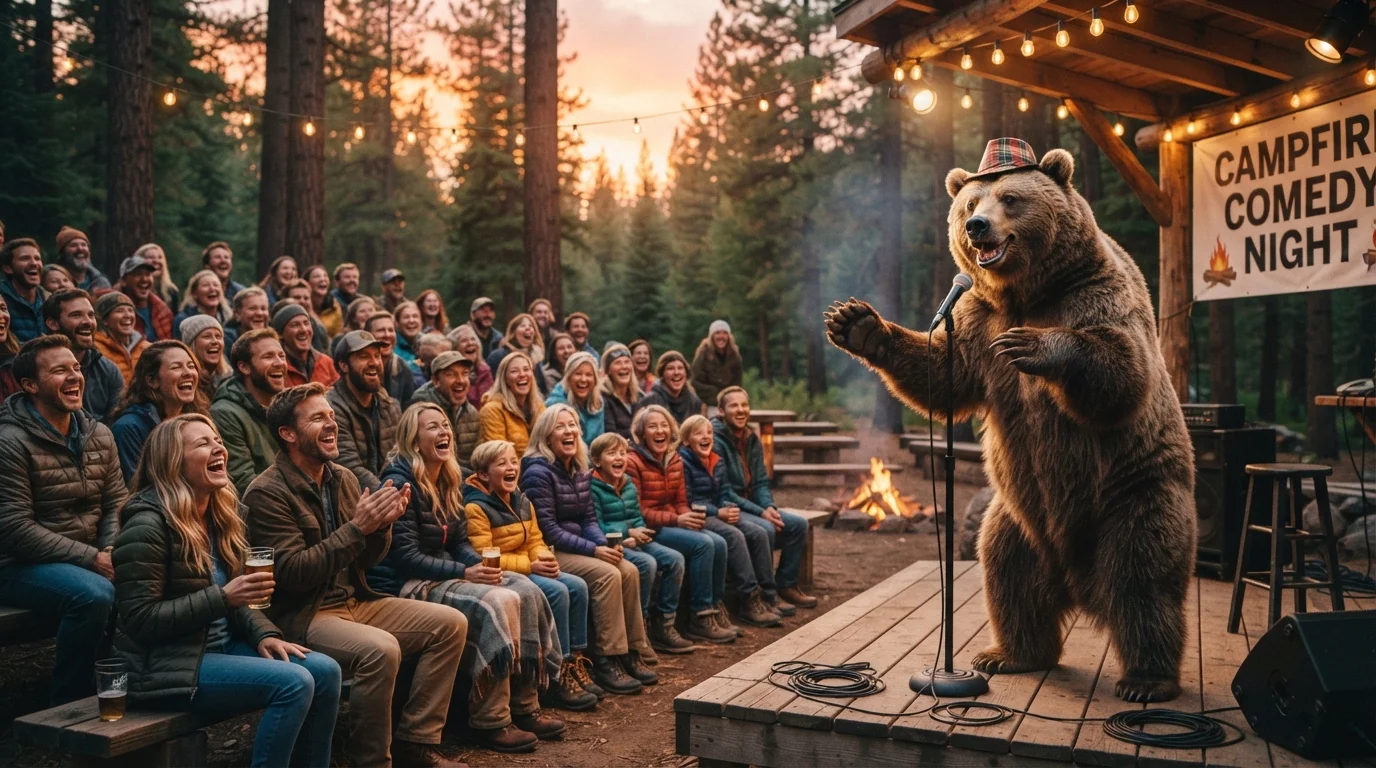 Camping Caption Puns