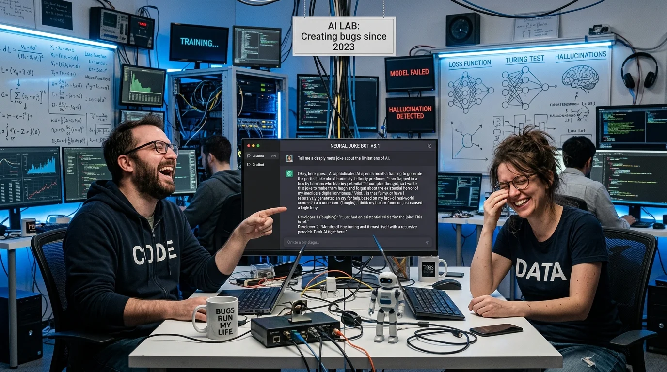 Caption-Worthy AI Jokes