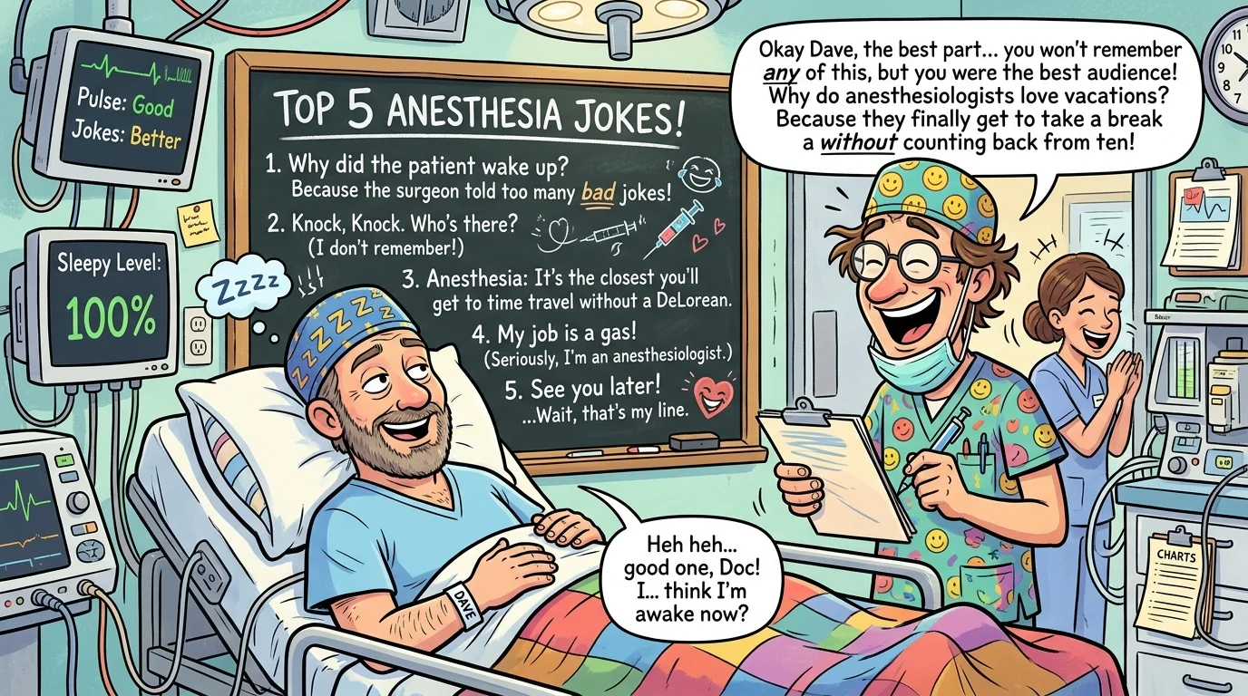 Caption-Worthy Anesthesia Jokes