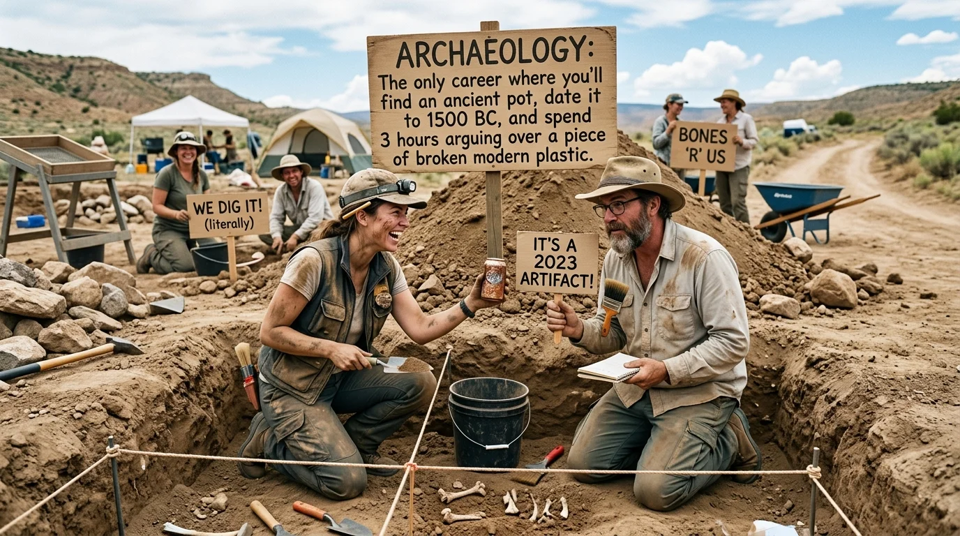 Caption-Worthy Archaeology Jokes