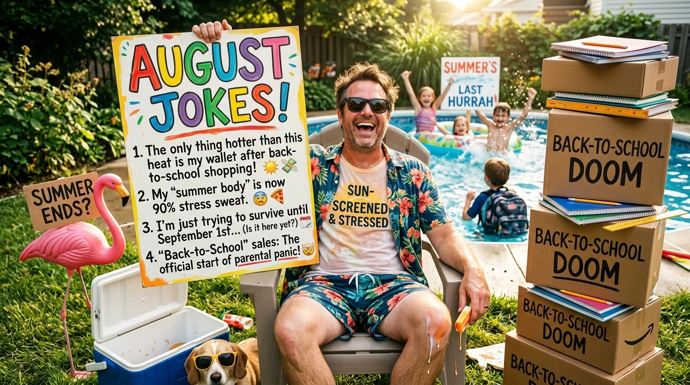 Caption-Worthy August Jokes
