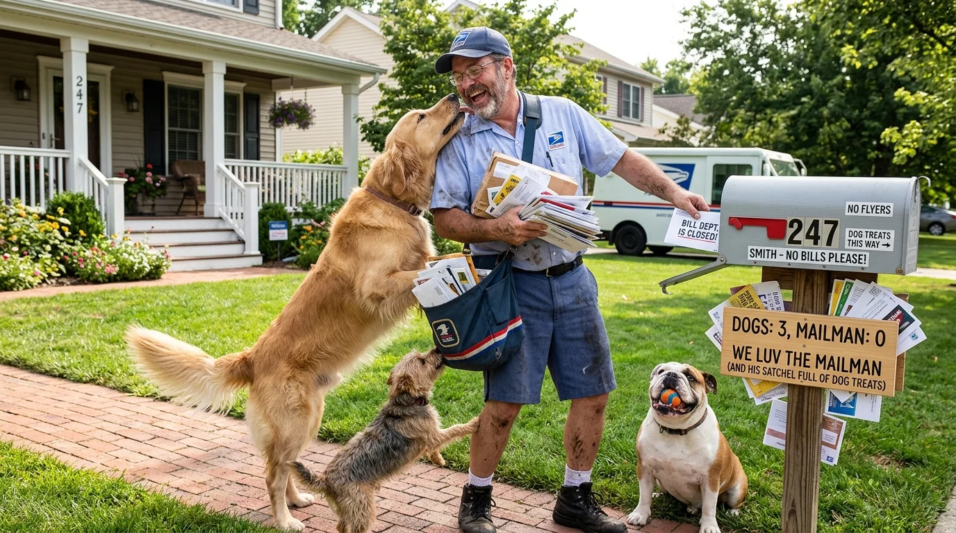 Caption-Worthy Mailman Jokes