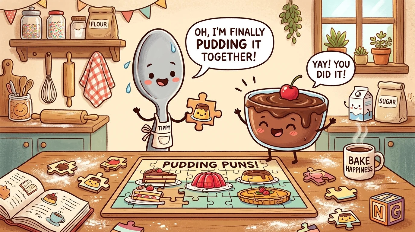 Caption-Worthy Pudding Puns