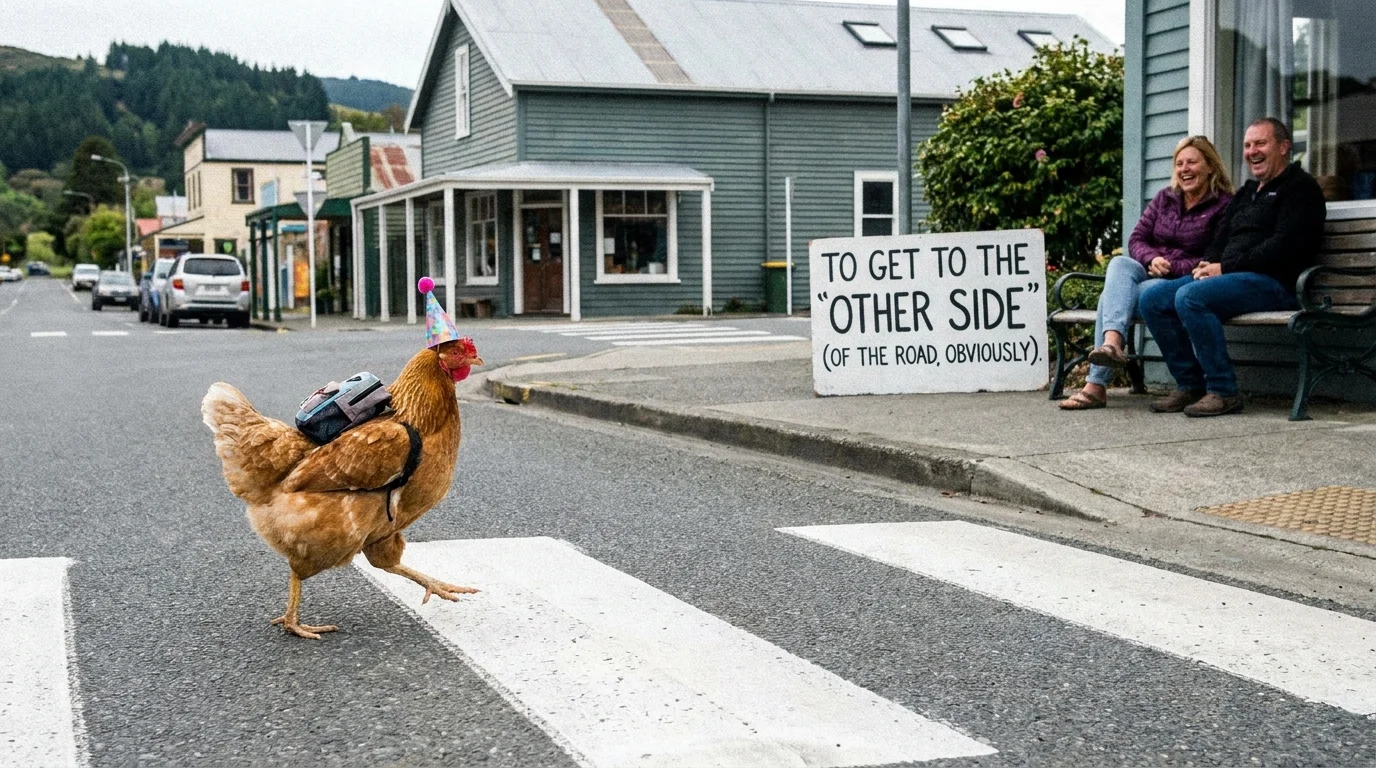 Classic Across the Road Jokes