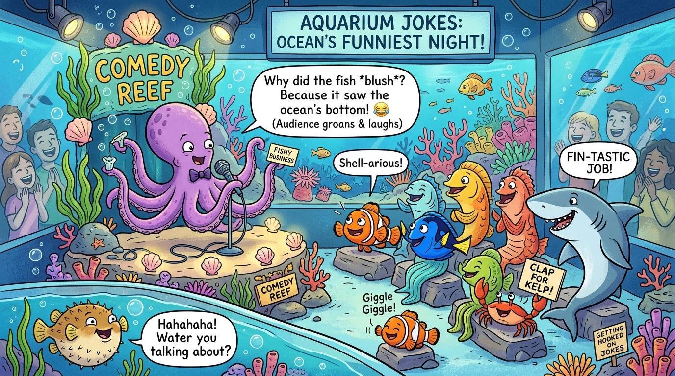 Fish Tank One-Liners