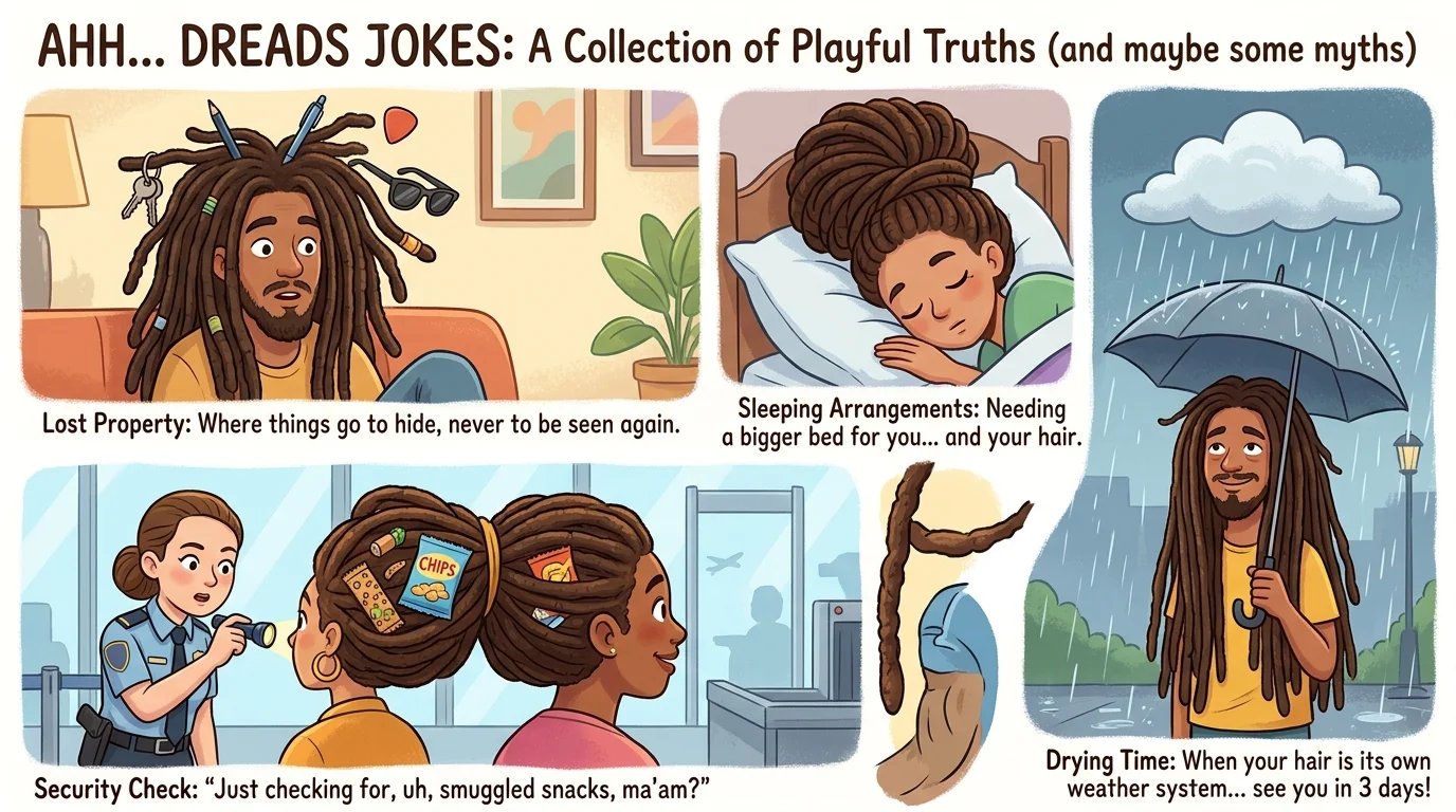 Lightly Edgy Hair Humor