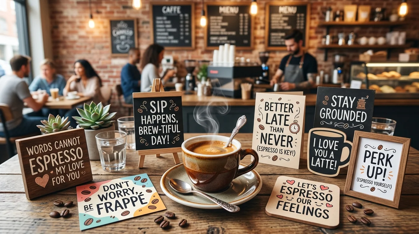 Morning Espresso Puns