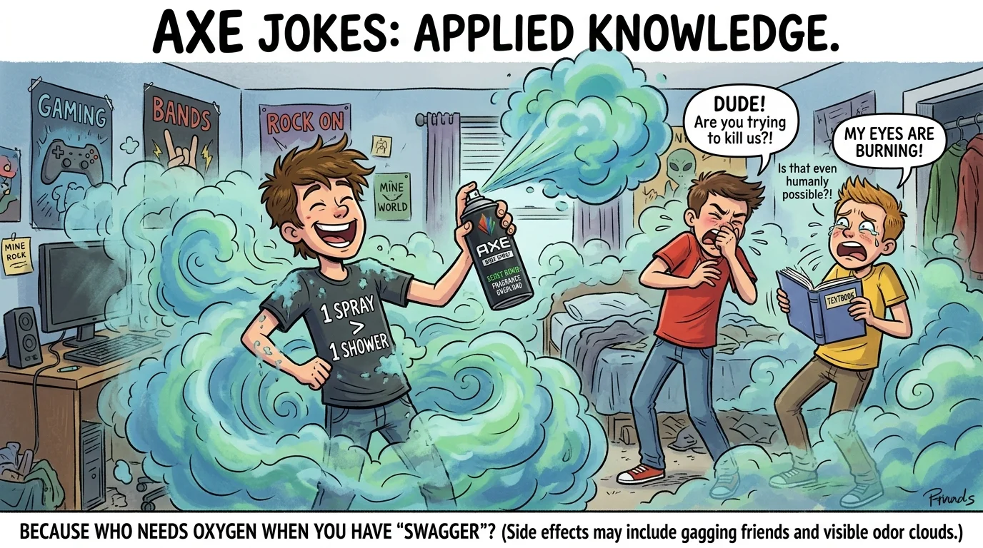 Sharp Axe One-Liners