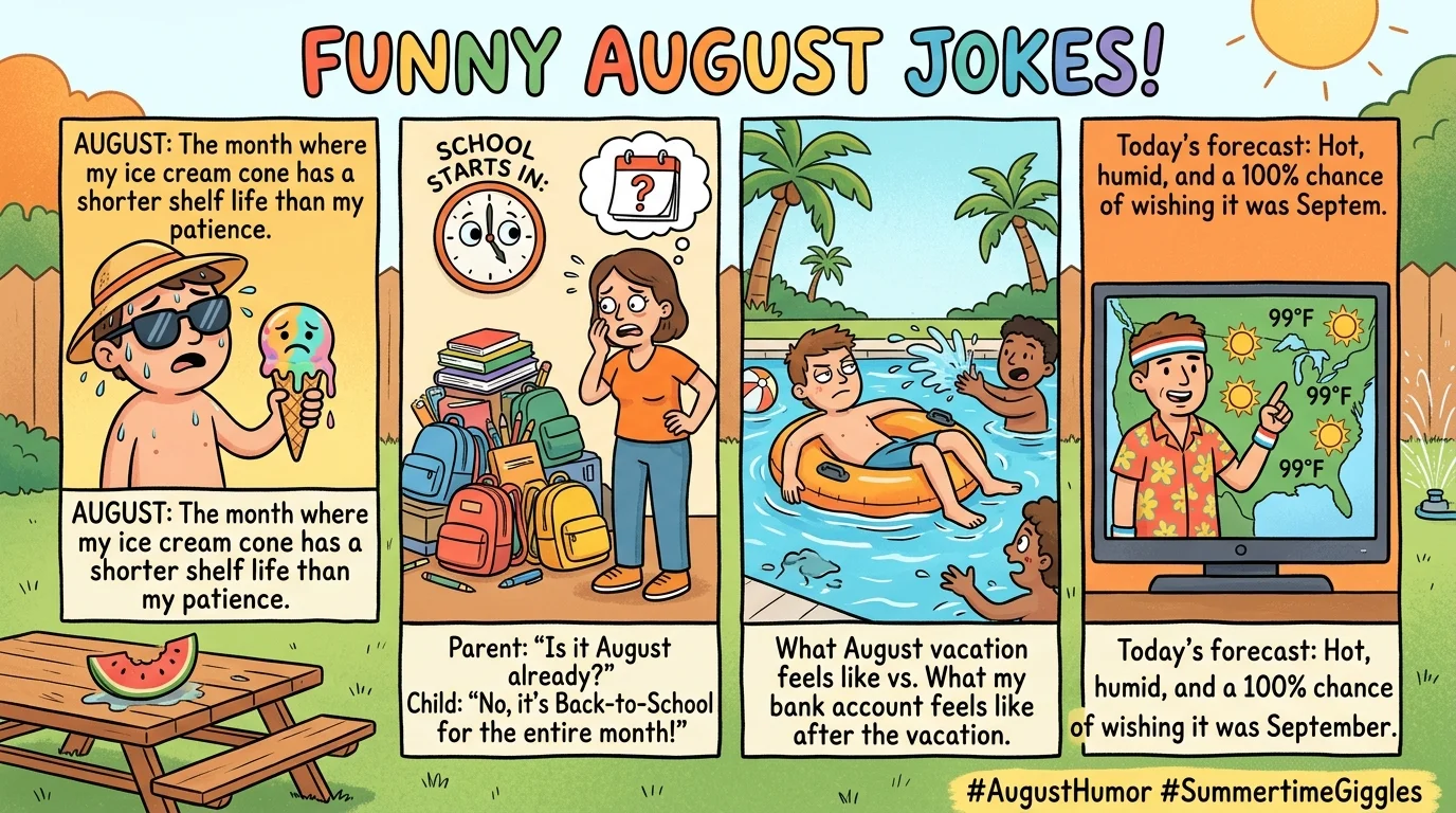 Sunny August One-Liners