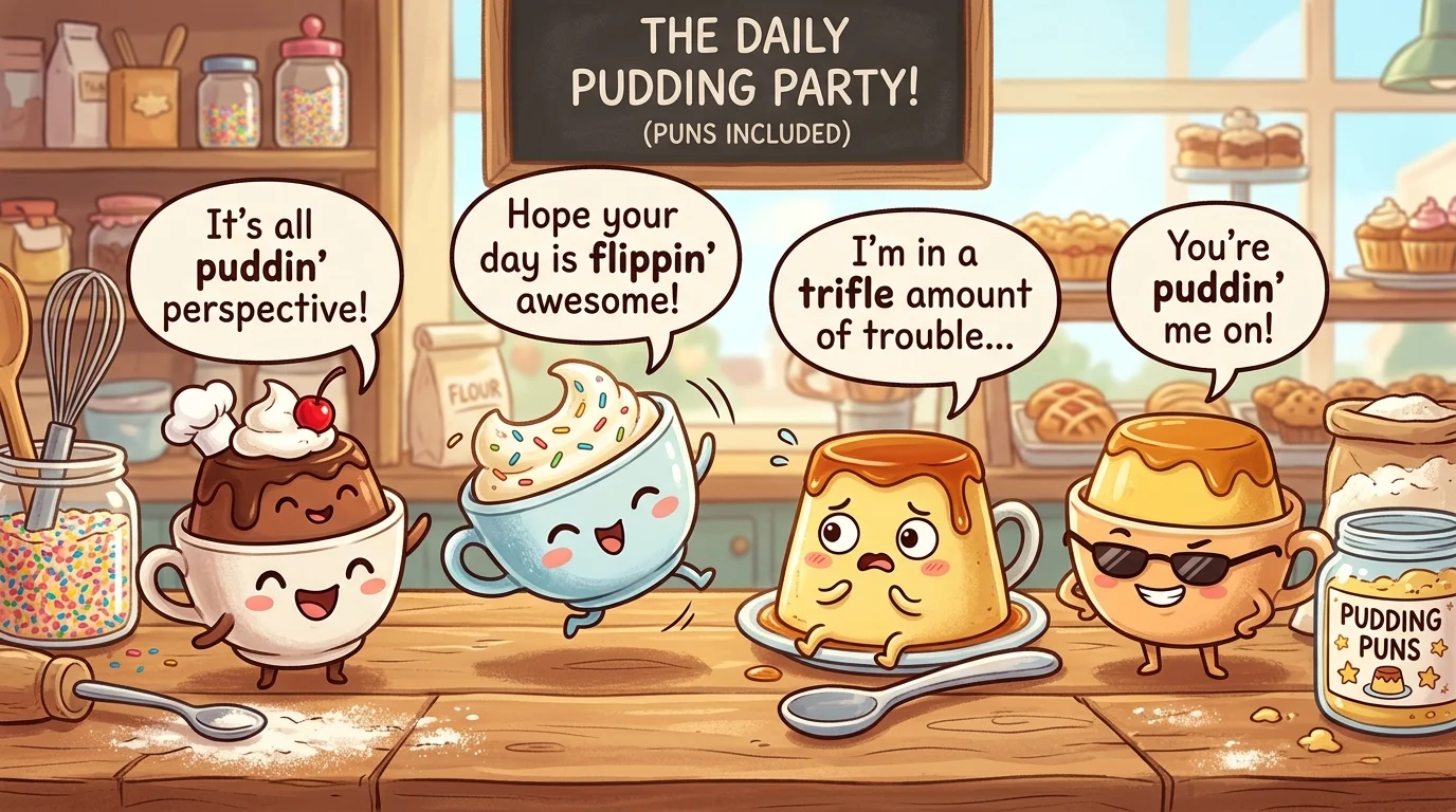Sweet Pudding Puns