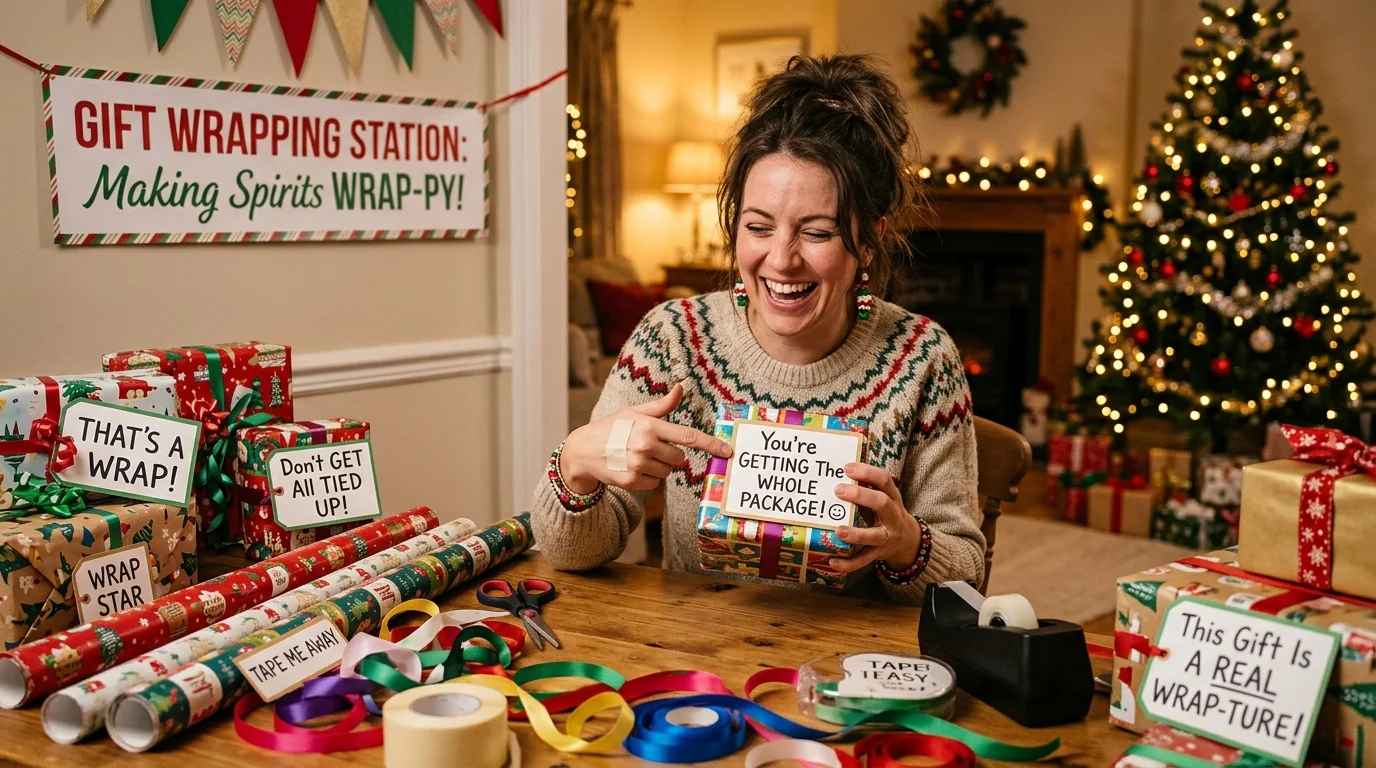 Wrapping Paper Puns