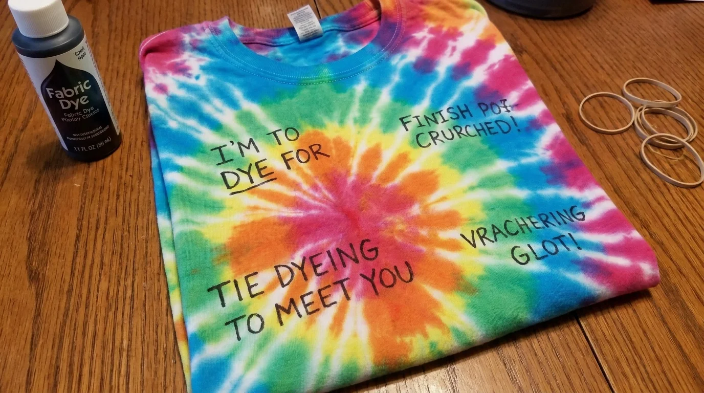 Tie dye puns one liners