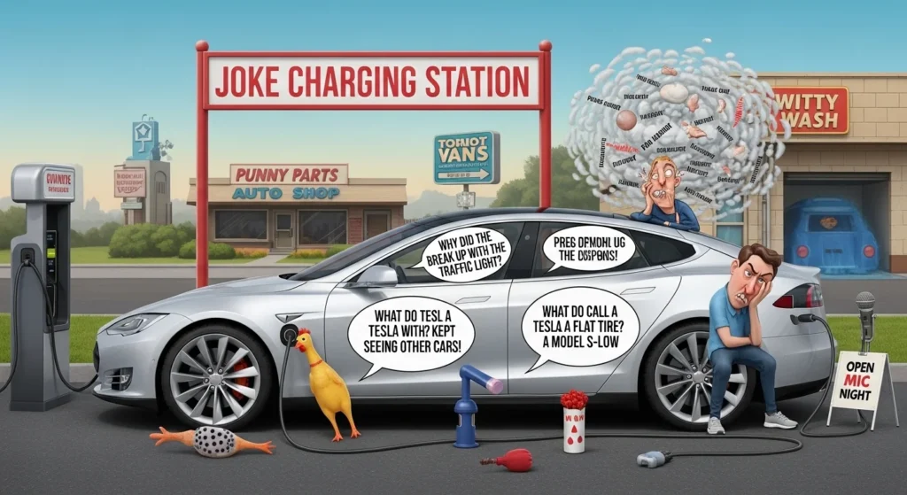 tesla jokes