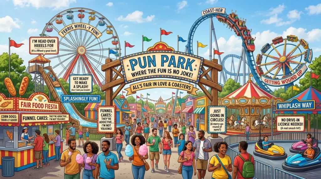 amusement park puns