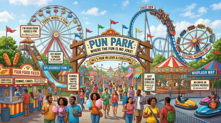 amusement park puns