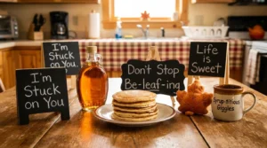 maple syrup puns