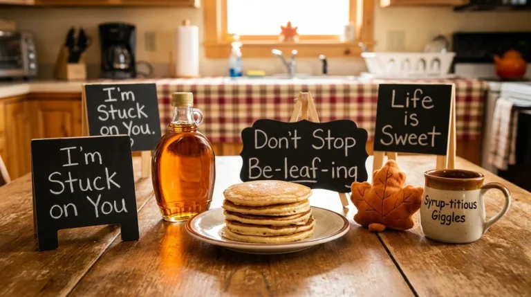 maple syrup puns