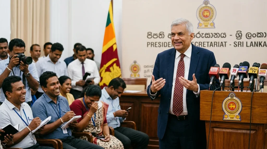 sri lanka president jokes