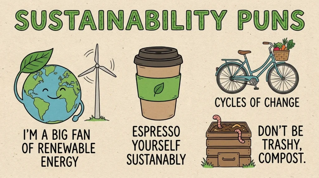 sustainability puns