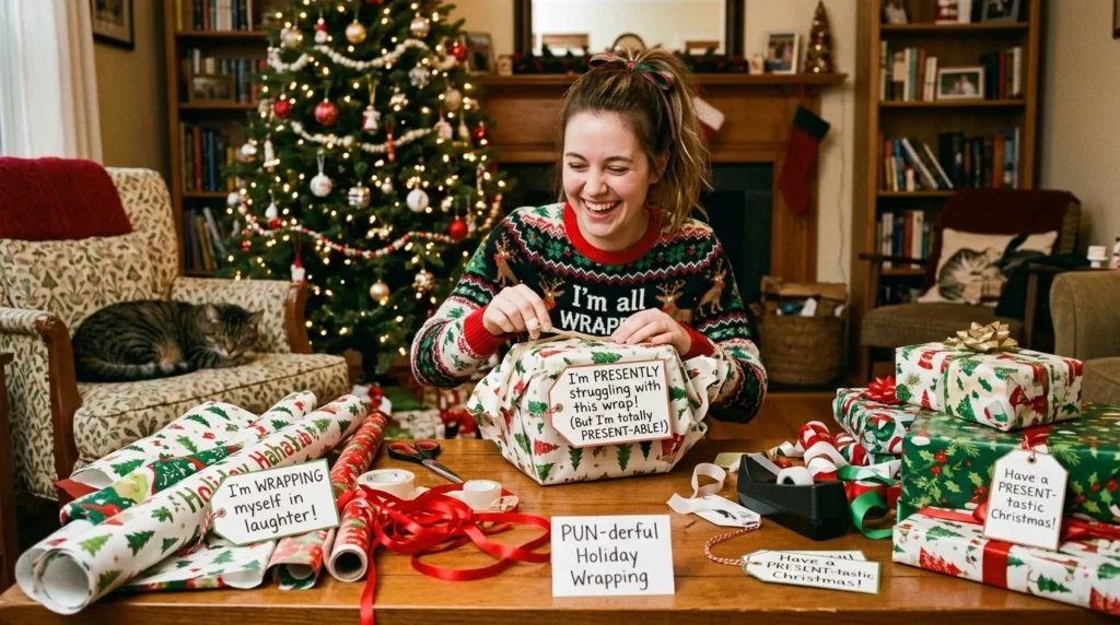 gift wrapping puns